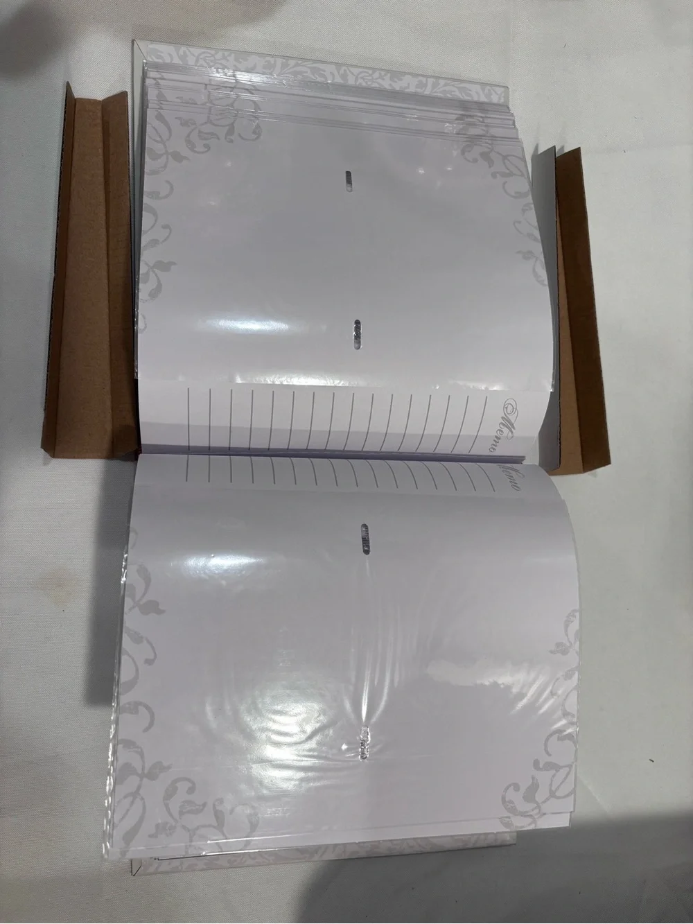 Mr. & Mrs. Decorative Photo Album- White